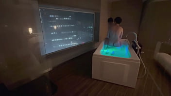 フルVer.【個人撮影】Christmas夜景の見えるお風呂付きホテルでサンタさんのコスプレをしたまりあと甘々中出しSEXJapanese amateur hentai