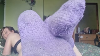 Gentle Cum in mouth JOI - Fluffy Socks