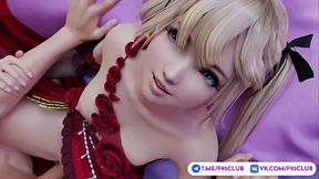 Marie Rose Seduces Rival in Steamy DOA Hentai Fantasy