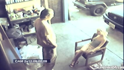 Secret garage slut gets fucked