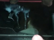Ejac explosive sur le mirroir