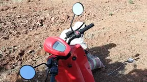 Scooter Ride To Mountain, Two Men Discover Hidden Pit, Intimate Adventure Unfolds