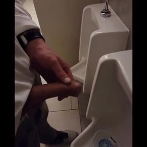 johnholmesjunior in vancouver island mens bathroom in super risky solo show with huge cum