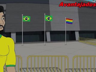 Homo fuckfest at the World Cup with players.