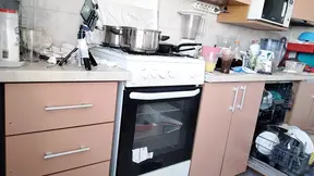 Sexy mom having breakfast in the bedroom &mdash;  hairy &mdash;  big &mdash;  big ass  Sexy amateur wife fingers her until orgasm