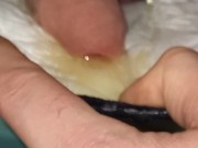 Pissing in a diaper while xd