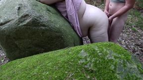 We got caught fucking in the woods