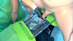 Stepmom decided to milk him under water .