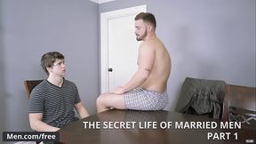 Trevor Long and Will Braun - The Secret Life Of Married Men Part 1 - Str8 to Gay - Trailer preview - Men.com