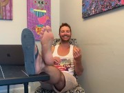 Roommate Catches You Staring at his Soft Sexy Feet! (1080p HD PREVIEW)