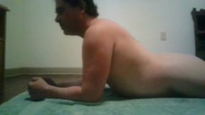 Nude yoga weight loss stretches