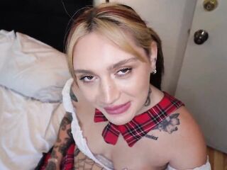 Wheelchair-Fastened Co-Ed Wench Karlee Rose Gets Additional Credit Facial