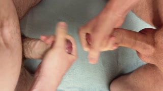 Friends Frot / I cum on his dick and he cums on mine