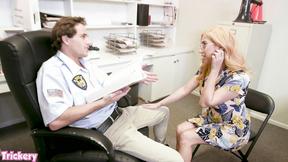 ”Trickery - April O'Neil on her knees sucking meat to get out of a ticket”