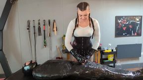 Teased in Bondage and Chastity