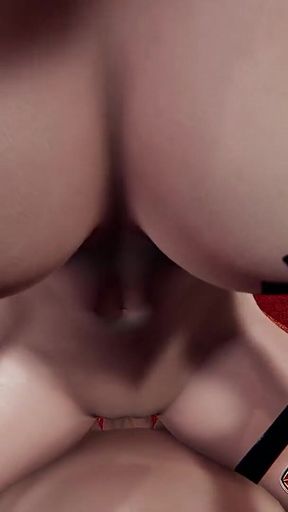Fetish Footjob Bad Girl in Black Mask - 3D Hentai Animation with Blowjob Service and Stockade Femdom Sex Ending in a Creampie