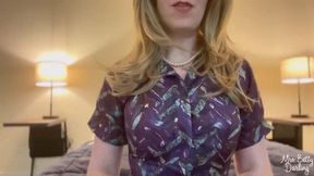 POV Vintage Housewife Confronts Husband Masturbating