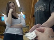 HUNT4K Bowling game is boring but sex with teen cutie can cheer up