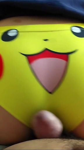 I Rubbed My Roommate's Cock with My Cute Panties to Make Him Horny