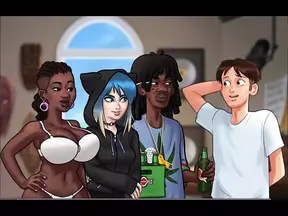 African MILF Miss Dewitt shows off big booty and tits for BBC