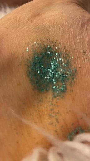 Ankle Pulse Video with Sparkles