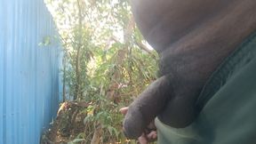 First time on outside cum