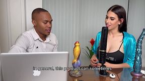 Busty Latina pornstar Alicia Trece gets seduced by a mysterious agent who brings her sex toys and fucks her tight pussy hard, using her body like a nasty slut in a wild private session - Alicia Trece