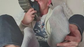 Alpha Male Feet Smelling Instructions Self Jerk and Cum (3840p)