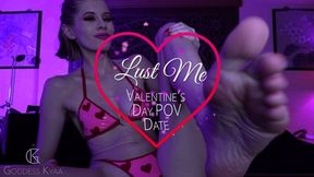 Lust Me! Valentines POV Date with Goddess Kyaa - Latex Bikini JOI Femdom POV - 720p MP4