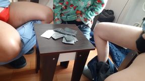 A Card Game Turned Into a Hot Lesbian Threesome