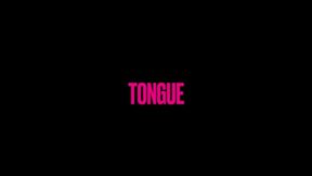 Tongue with red lips- wmv