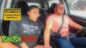 Please Drive Safe! Cute Latina Krista Reves gets Fucked in the Car for SalsaXXX