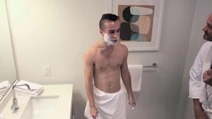 FamilyDick.com: D. Arclyte beside teacher Brad Payton