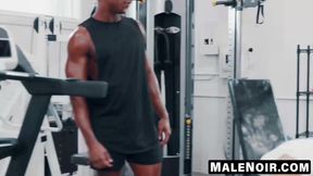 MaleNoir.com - Liam Cyber's penis trains my tasty ass for endurance