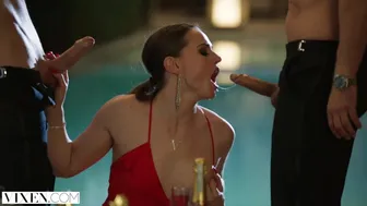 Tori Black Fucks Two Thick Cocks at a Glamorous Award Afterparty