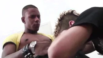 Black Twink with Big Cock Barebacks Asian Twink