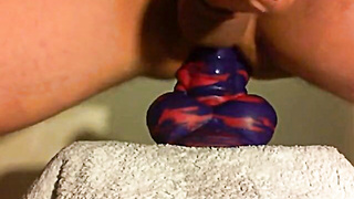 Anal Fun with Flint the Bad Dragon: Amateur Gay Fisting Video