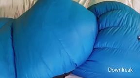 Humping Haglofs Down Bag On Silk Down Comforter