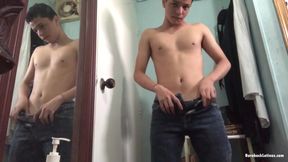 Latin Boy Dan Jerking Off