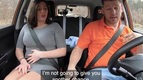 ”Aleya's Driving Test Turns into Sexy Backseat Action”