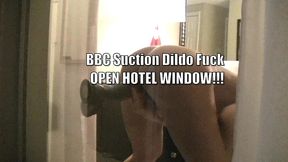 exhibitionist wife helena price suction dildo open hotel window dare!!! sheer