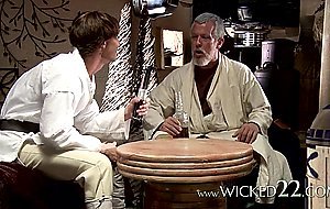 Star Wars sex with randy lesbian babes in funny XXX parody