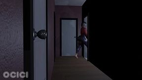 Cheating Wife Works Big Ass and Gains Virtual Netorare scene