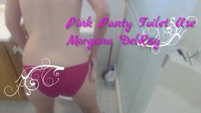 Pink Panty Toilet Use HD wmv