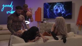 part 2 - foursome with greek savage, toochie kash & porschi