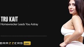 Homewrecker Kait cheats on her man with a giant cock