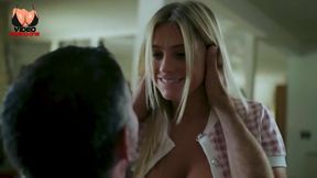 This Gorgeous Naughty Blonde Gets Fucked by Her Stepdad in the Living Room!