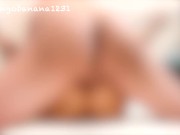 【潮吹き】気持ち良すぎて…泣いて噴水のように大量潮吹きする淫乱人妻。パイパンマンコに最後は中出しで放心状態になる変態熟女【ハメ撮り 素人投稿 個人撮影】