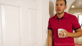 My pussys cravings for today is deep pussy fucking brought by Codey Steele