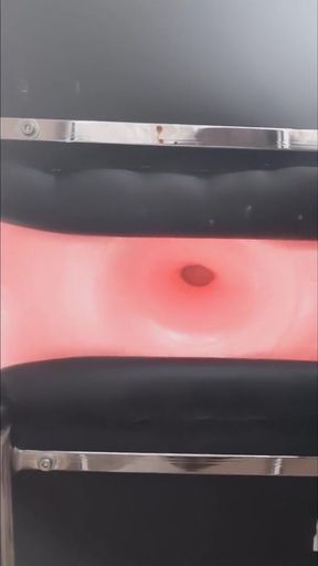 Exercise donut ball pumped